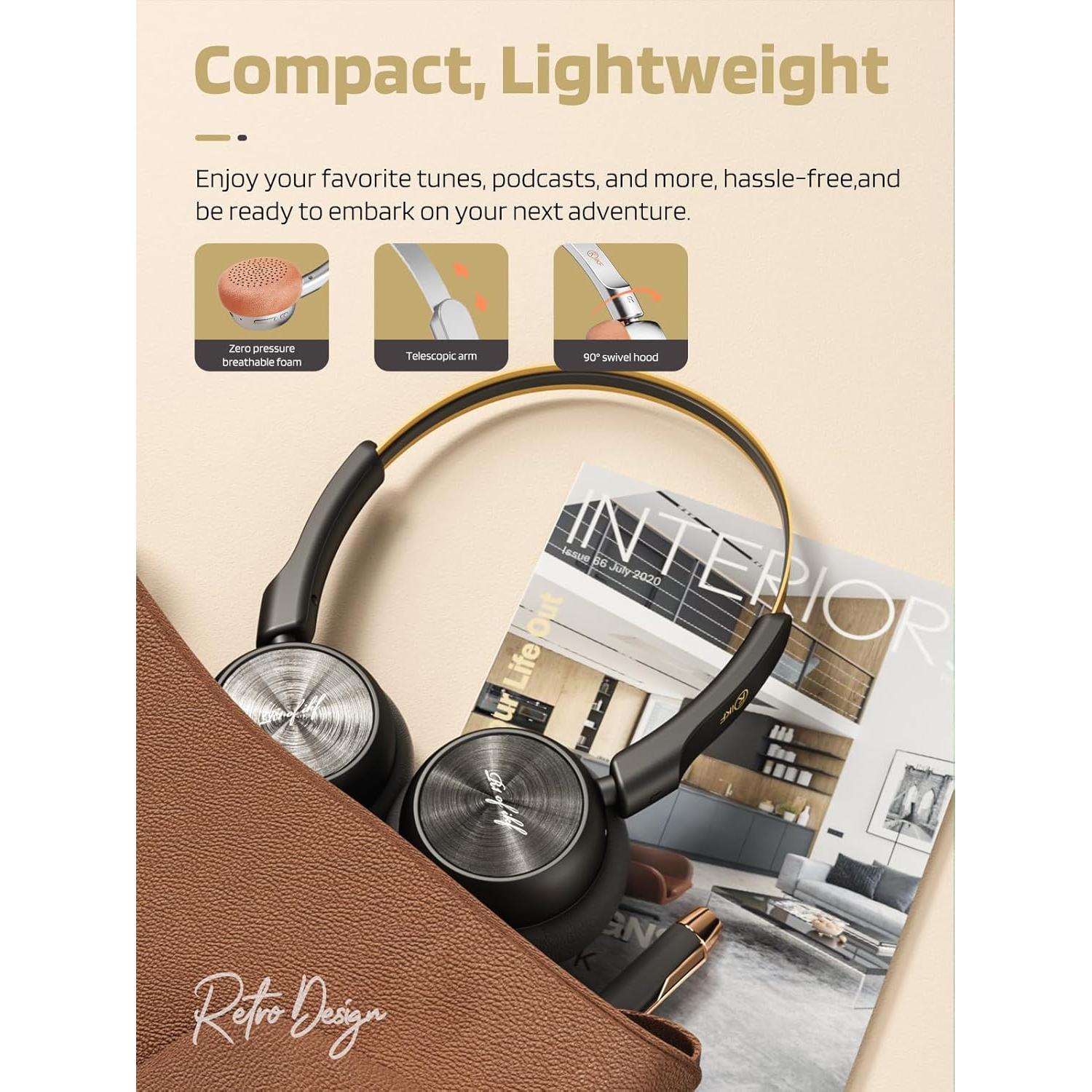 Auriculares Inalámbricos iKF-R1 Retro Bluetooth 5.4 60H