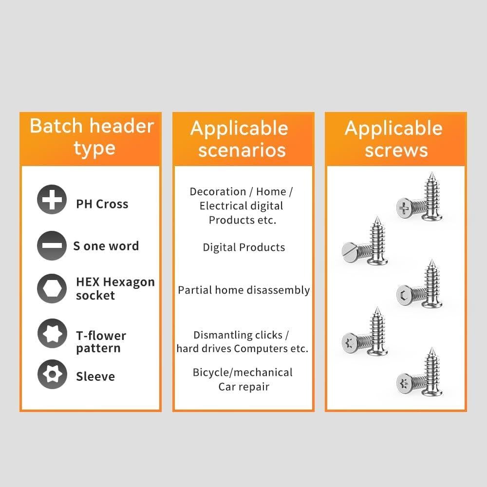Juego de Puntas para Destornillador NAWIN 45 Piezas Impacto
