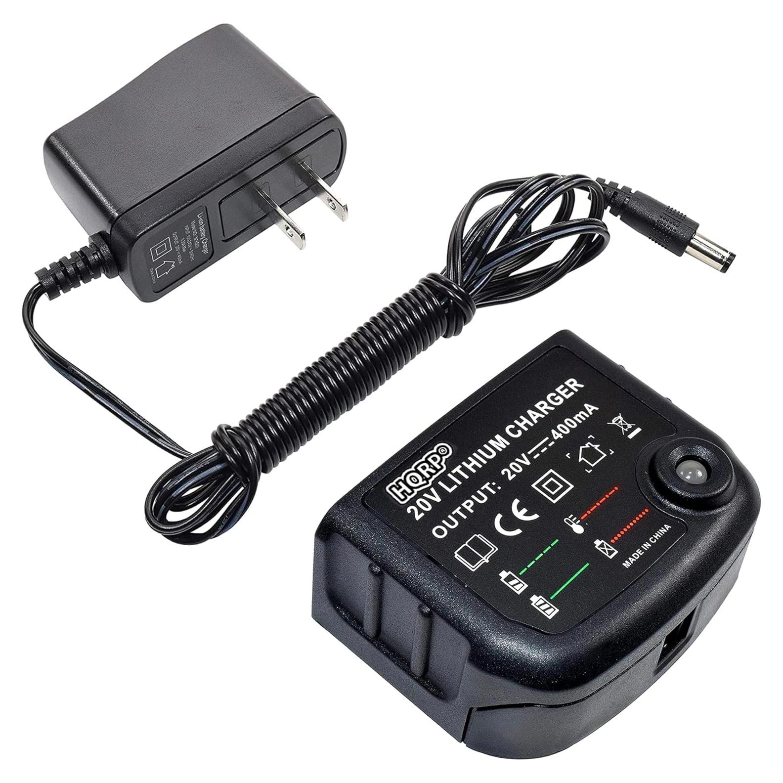 20V Li-Ion Battery Charger Compatible with Black and Decker BDCDE120C BDCDMT120 BDC120VA100 LD120CBF LD120VA Electric Drill