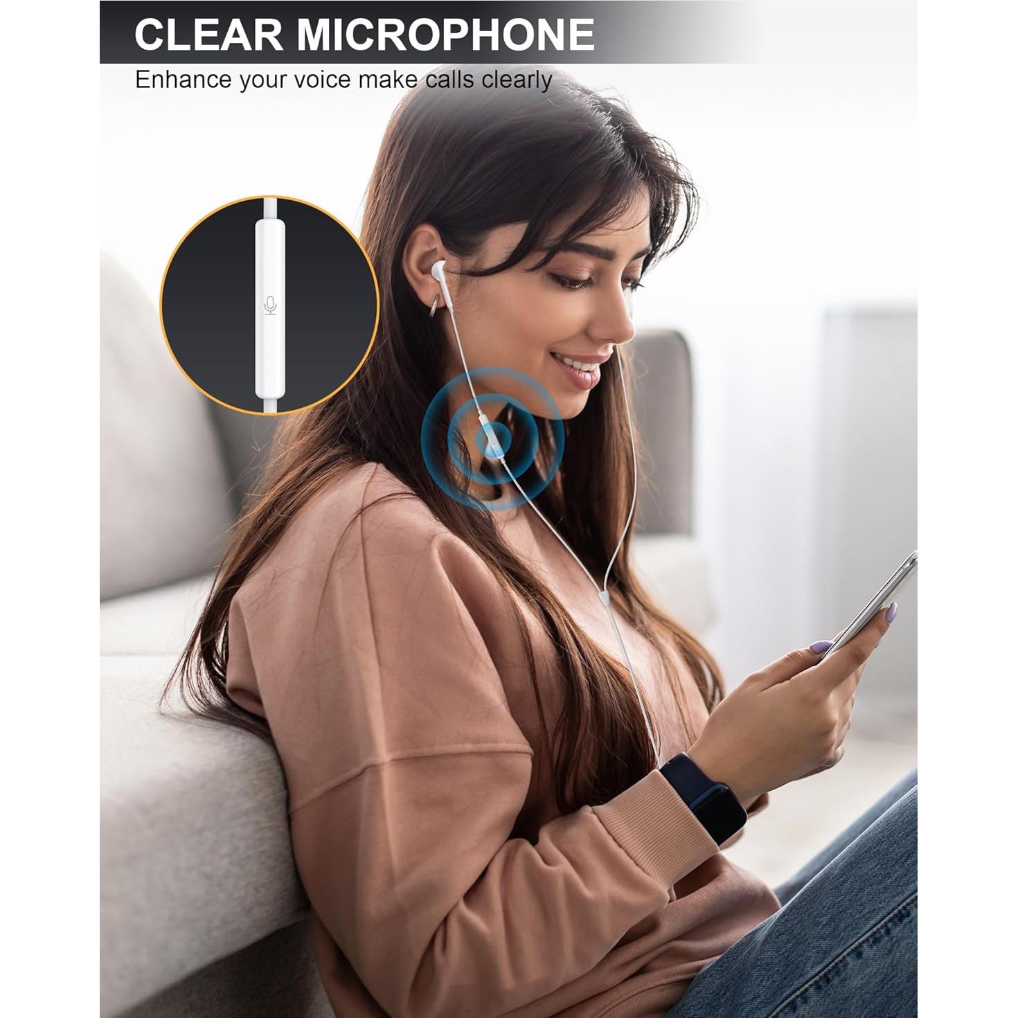 Auriculares USB C TEGDZGU TC0001 HiFi Estéreo con Micrófono