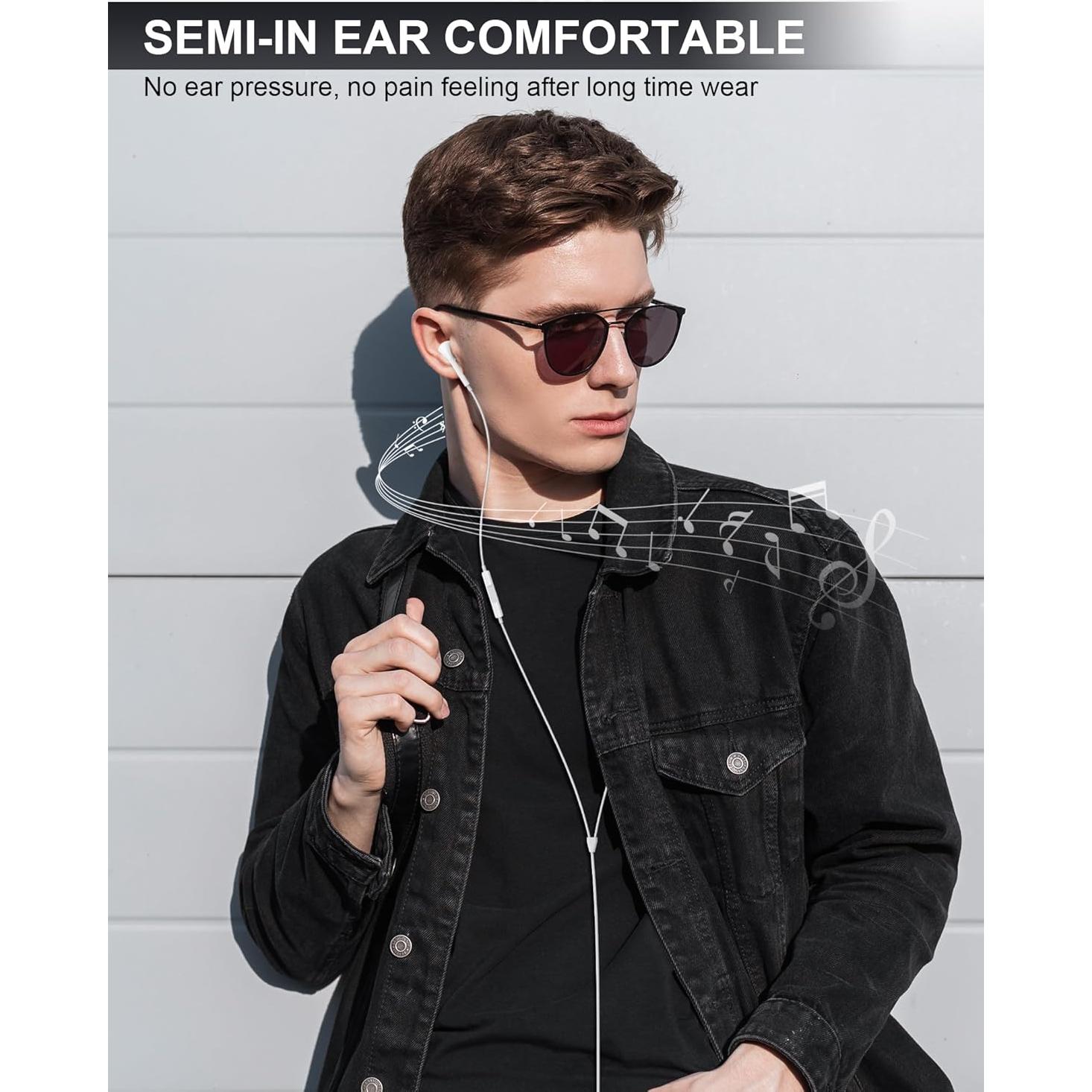 Auriculares USB C TEGDZGU TC0001 HiFi Estéreo con Micrófono