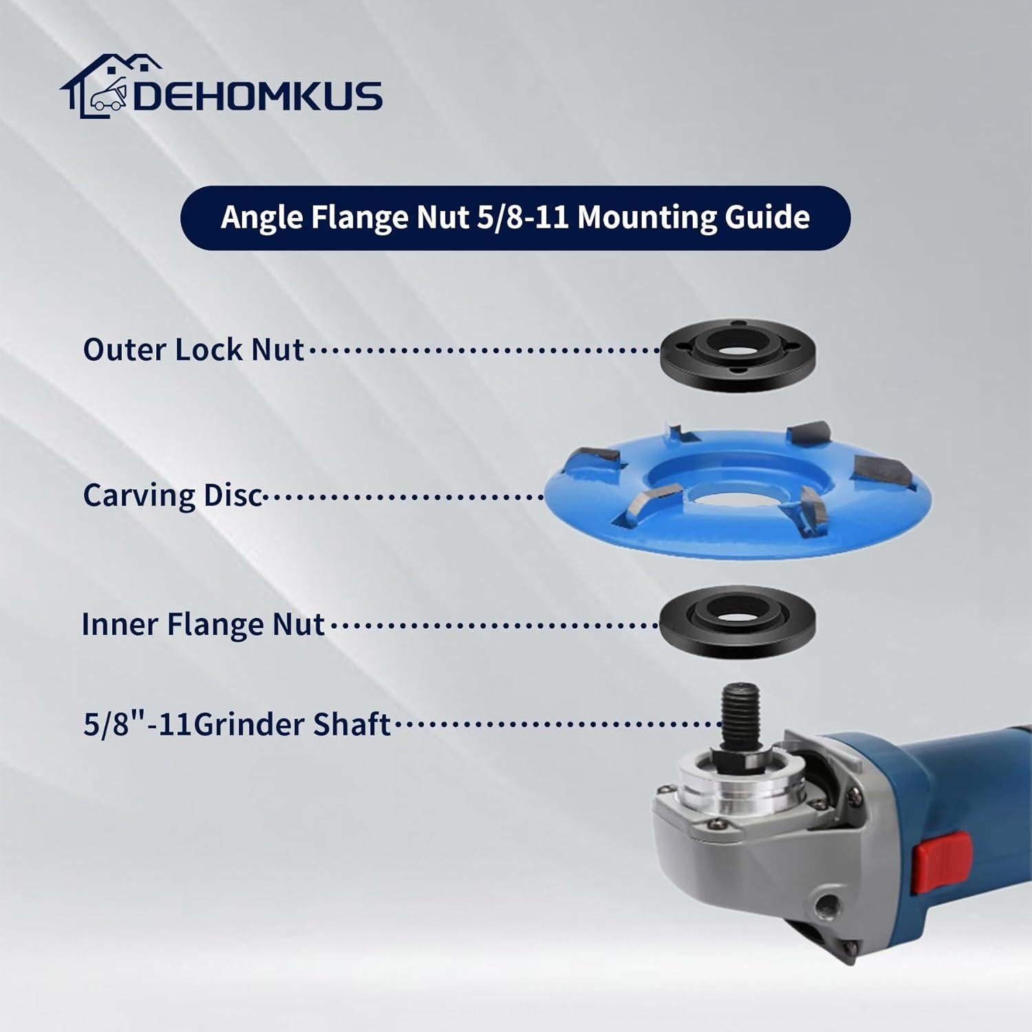 Tuerca Flange para Amoladora 4.5" 5" 7" Kenshopping