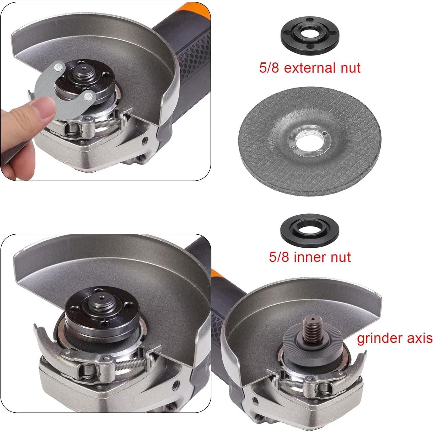 Adaptador de Amoladora Angular 9 Piezas XIHIRCD 13mm 16mm