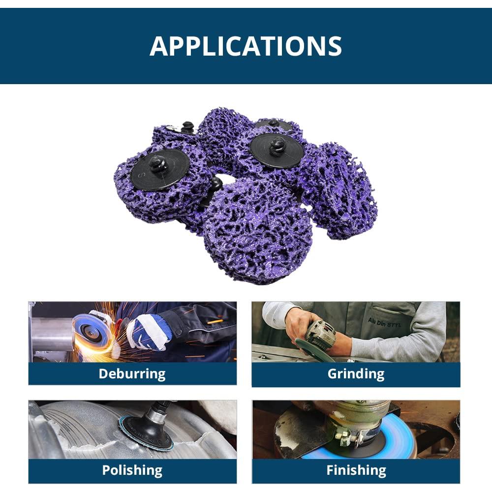 Discos de Lijado 2" Benchmark Abrasives Nylon Tipo R - Paquete de 10