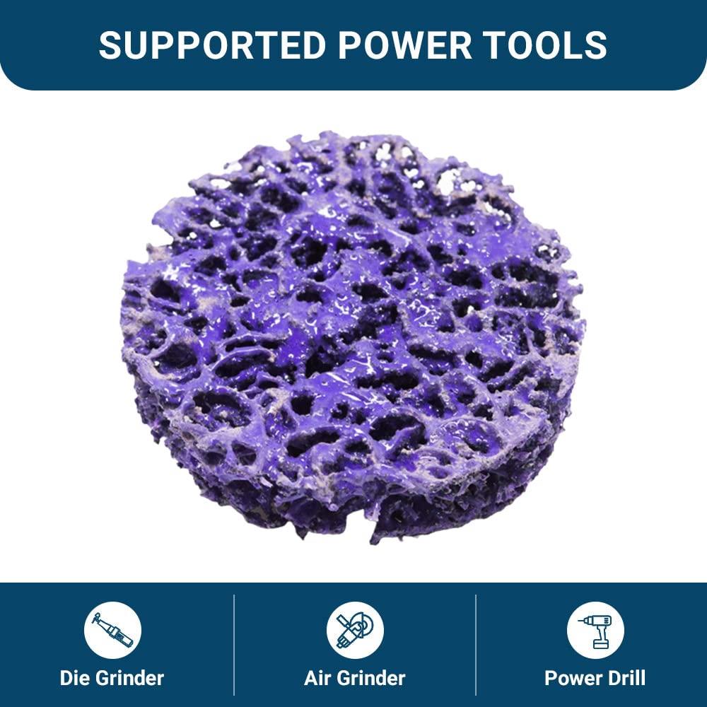 Discos de Lijado 2" Benchmark Abrasives Nylon Tipo R - Paquete de 10