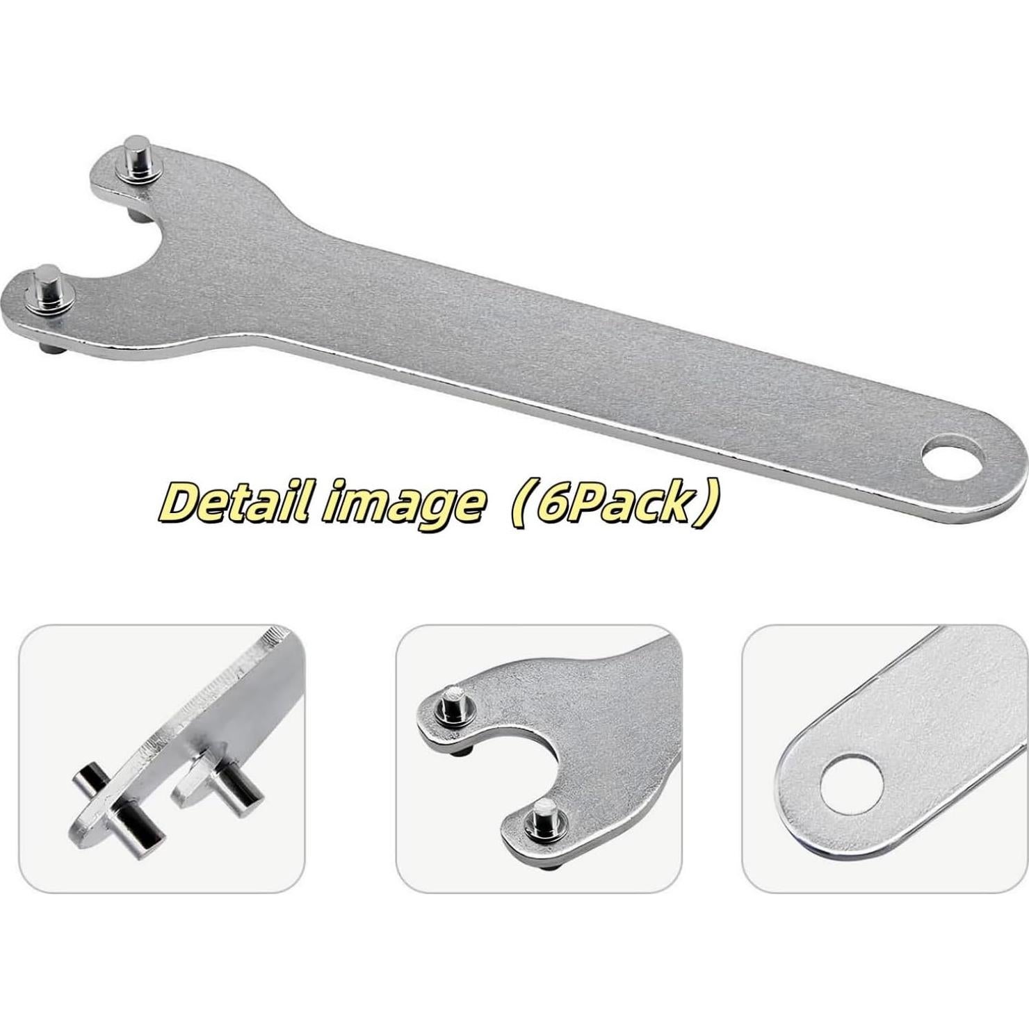 Llave de Grinda de Ángulo HHLZDHH AG452K - Paquete de 6