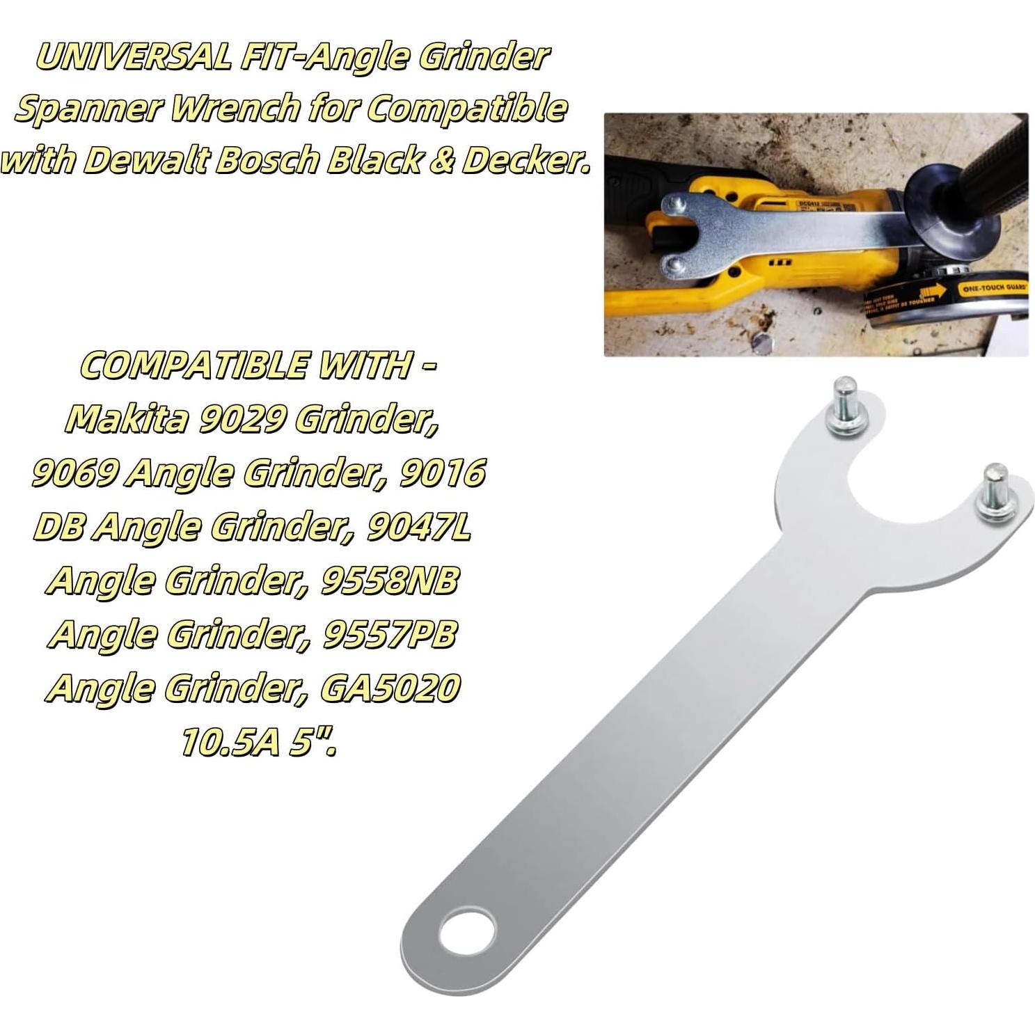 Llave de Grinda de Ángulo HHLZDHH AG452K - Paquete de 6