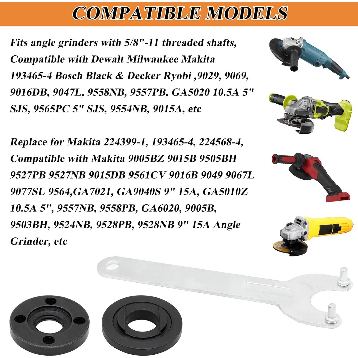 Kit de Llave de Tuerca para Amoladora Niuohoy 9 Piezas