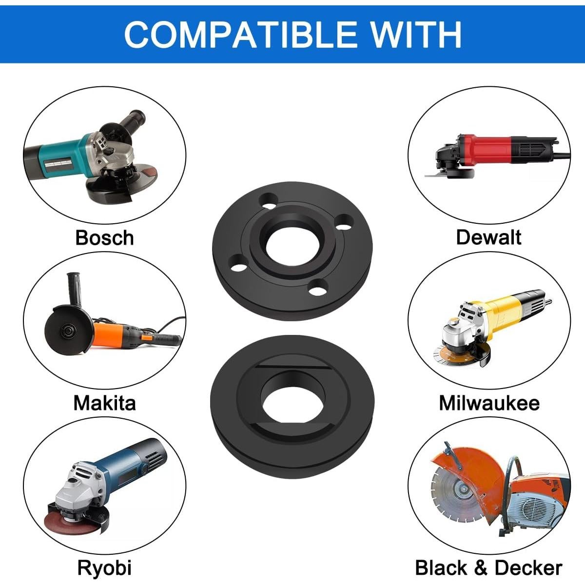 Kit de 3 Tuercas para Amoladora Angular XYQMLY 4.1 cm