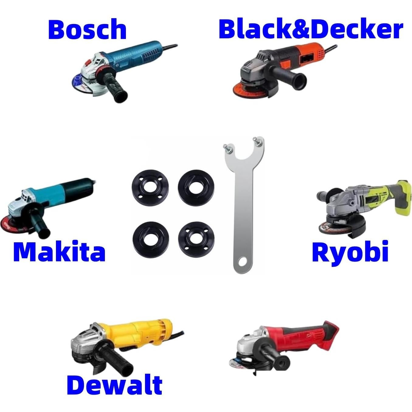 Llave de Brida Esquina TALSWIF 4.5" y 5" para Amoladora