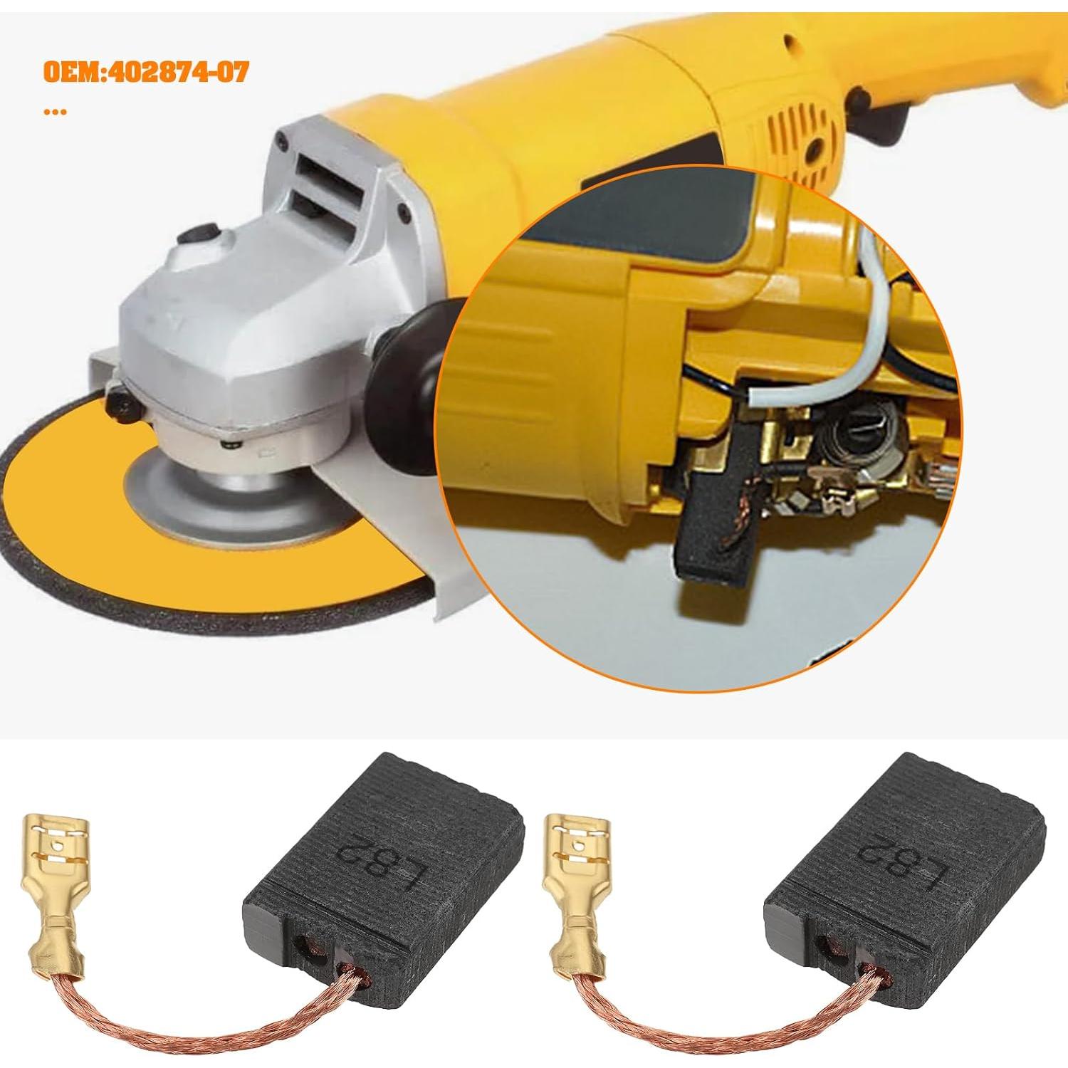 4 Piezas Cepillo de Carbón OTOTEC 402874-07 Compatible Dewalt