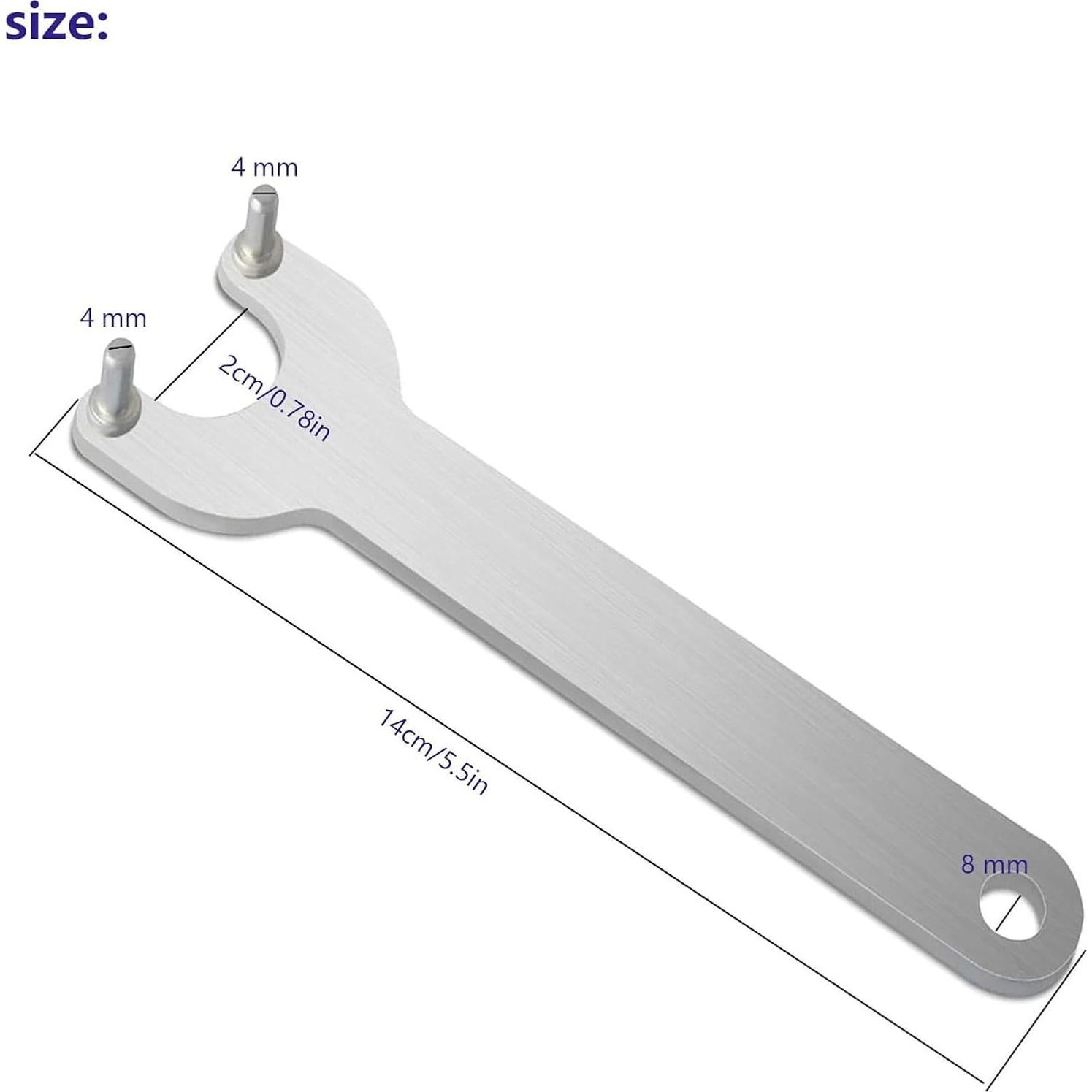 Llave de tuerca para amoladora angular Ketofa 5 piezas 4.5"