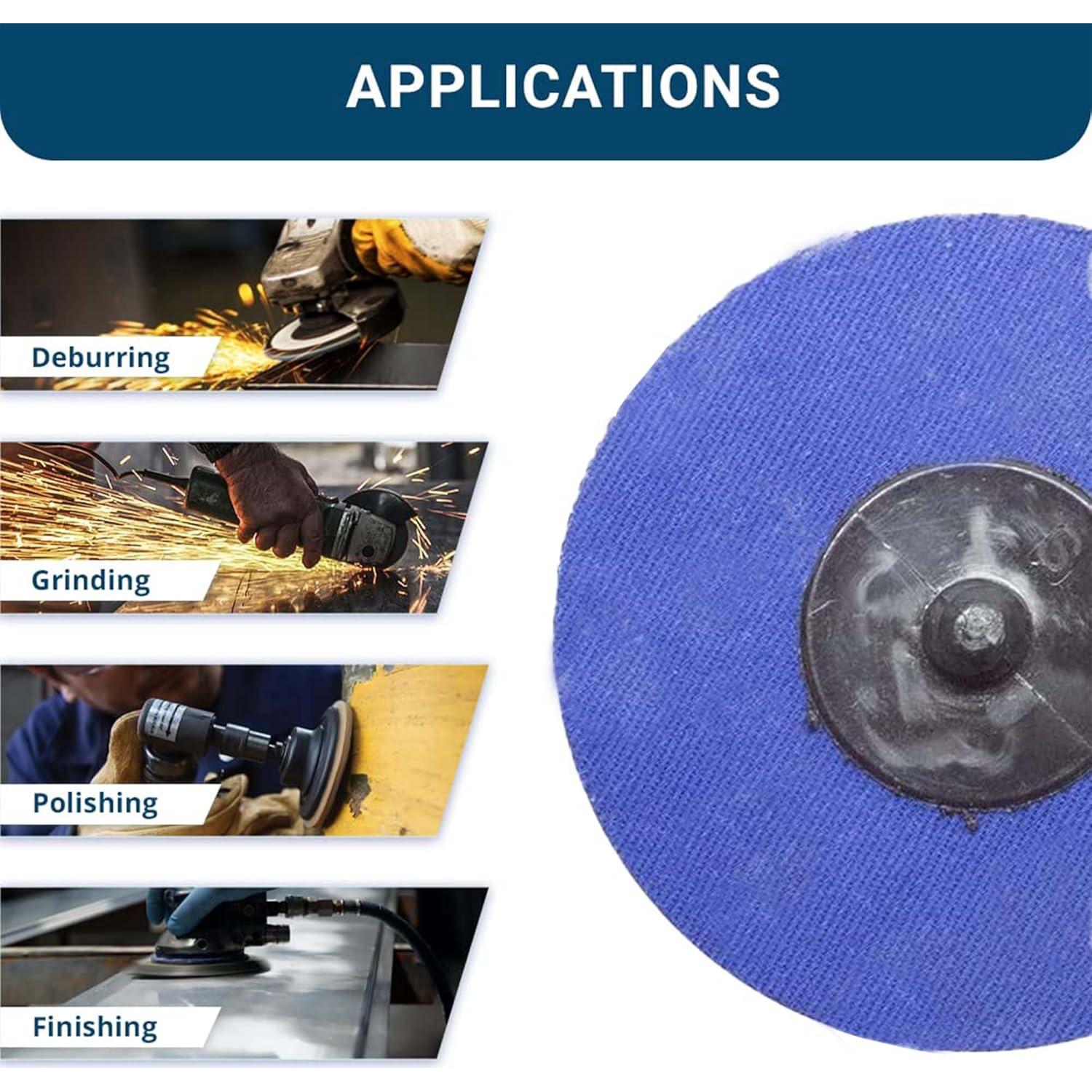 Discos de Lijado 7.62 cm Benchmark Abrasives 60 Grano - Paquete 25