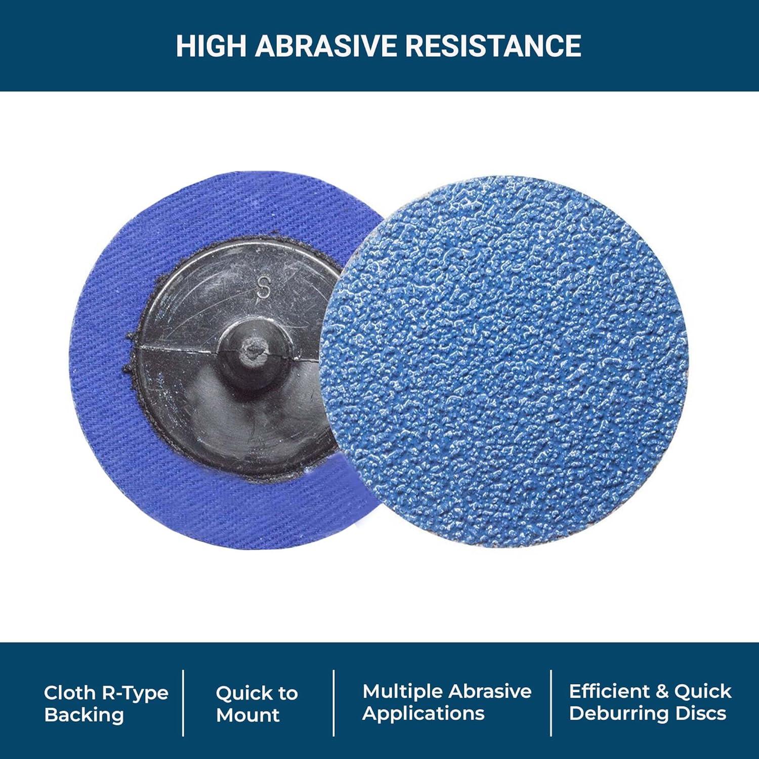 Discos de Lijado 7.62 cm Benchmark Abrasives 60 Grano - Paquete 25