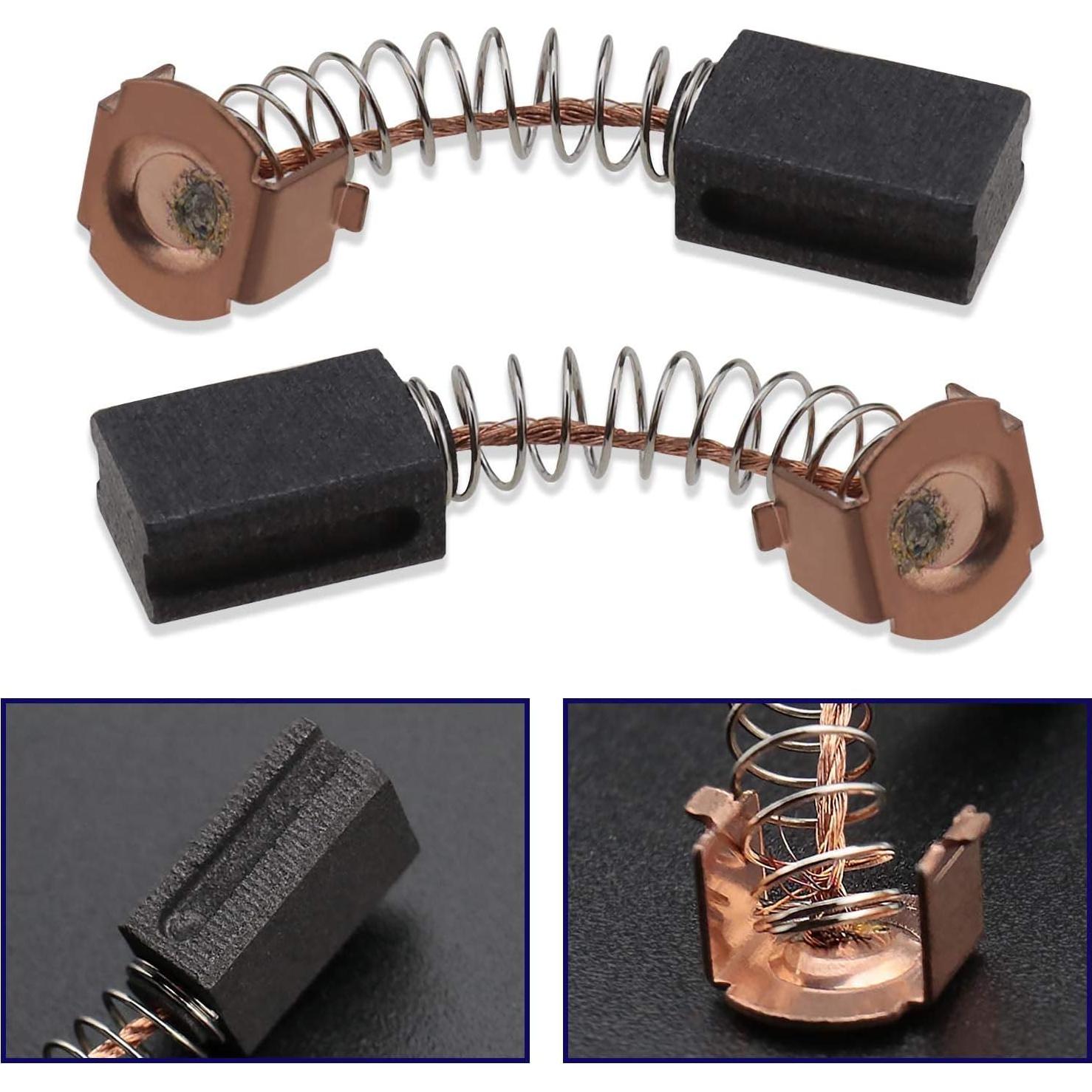 Escobillas de Carbón Crear Idea 2 Pares 12x8x5mm para Amoladora