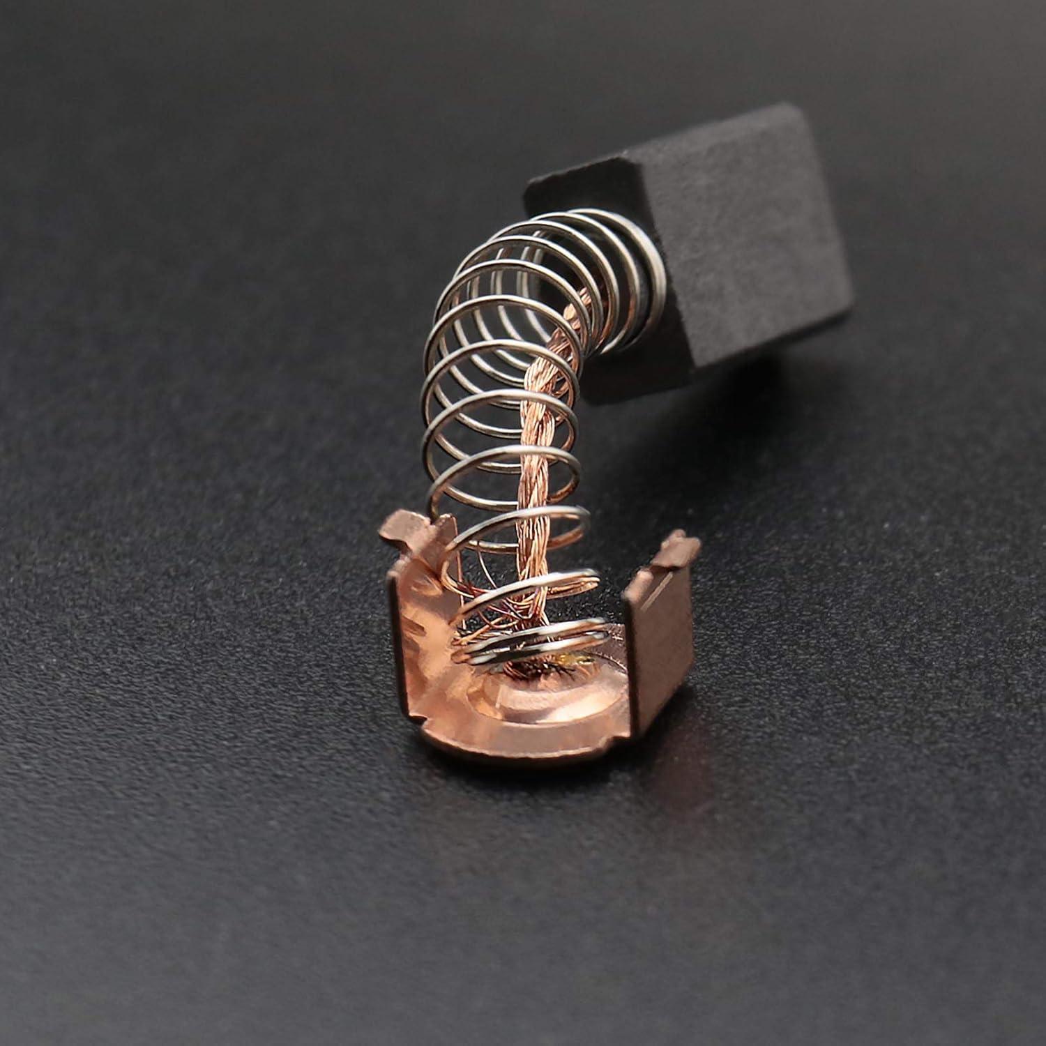 Escobillas de Carbón Crear Idea 2 Pares 12x8x5mm para Amoladora