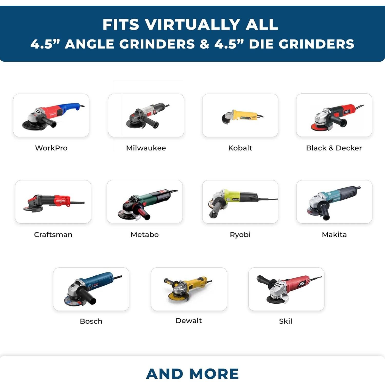 Discos de Aleta Jumbo Benchmark 4.5" Zirconia 40 Grano - 10 Pzas