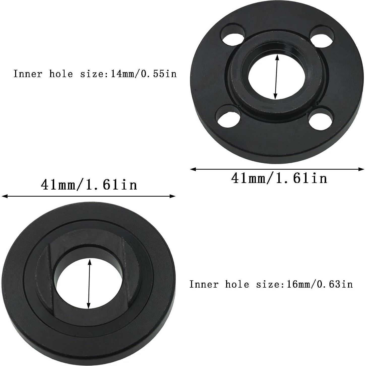 Juego de 2 Tuercas de Bloqueo Mutai para Amoladora 4-1/2" a 7"