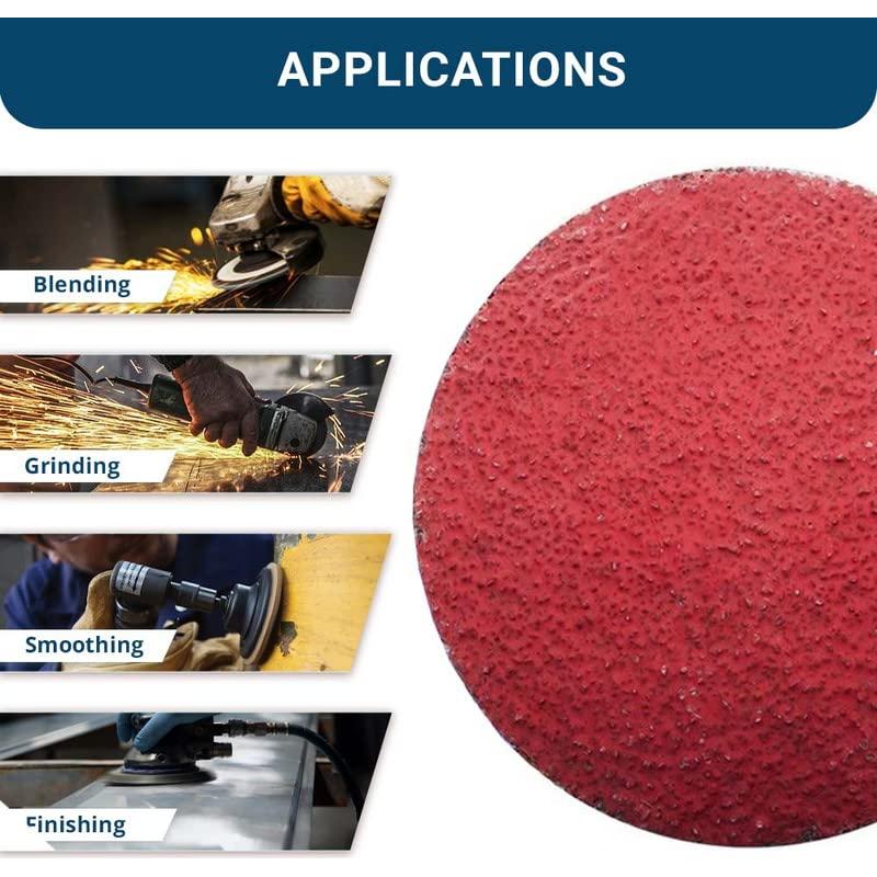 Discos de Lijado 7.62 cm Benchmark Abrasives 24 Grano 500 Piezas