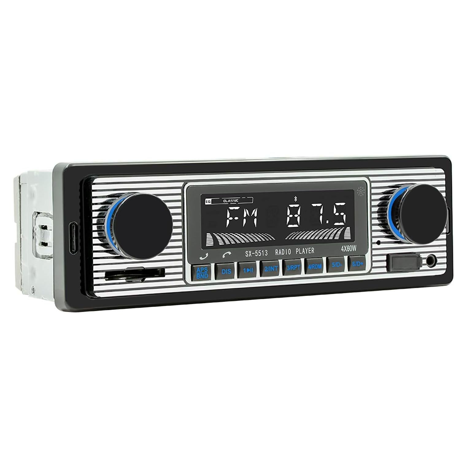 Radio de Coche Dirkoercy SWM5513 Bluetooth FM USB AUX