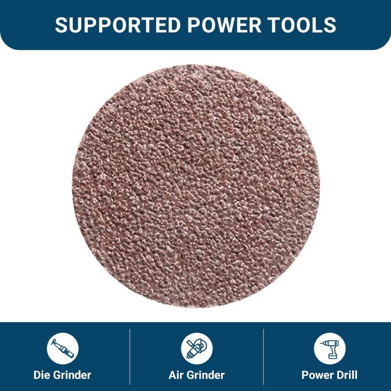 Discos de Lijado 5 cm Benchmark Abrasives 240 Granos Paquete 25