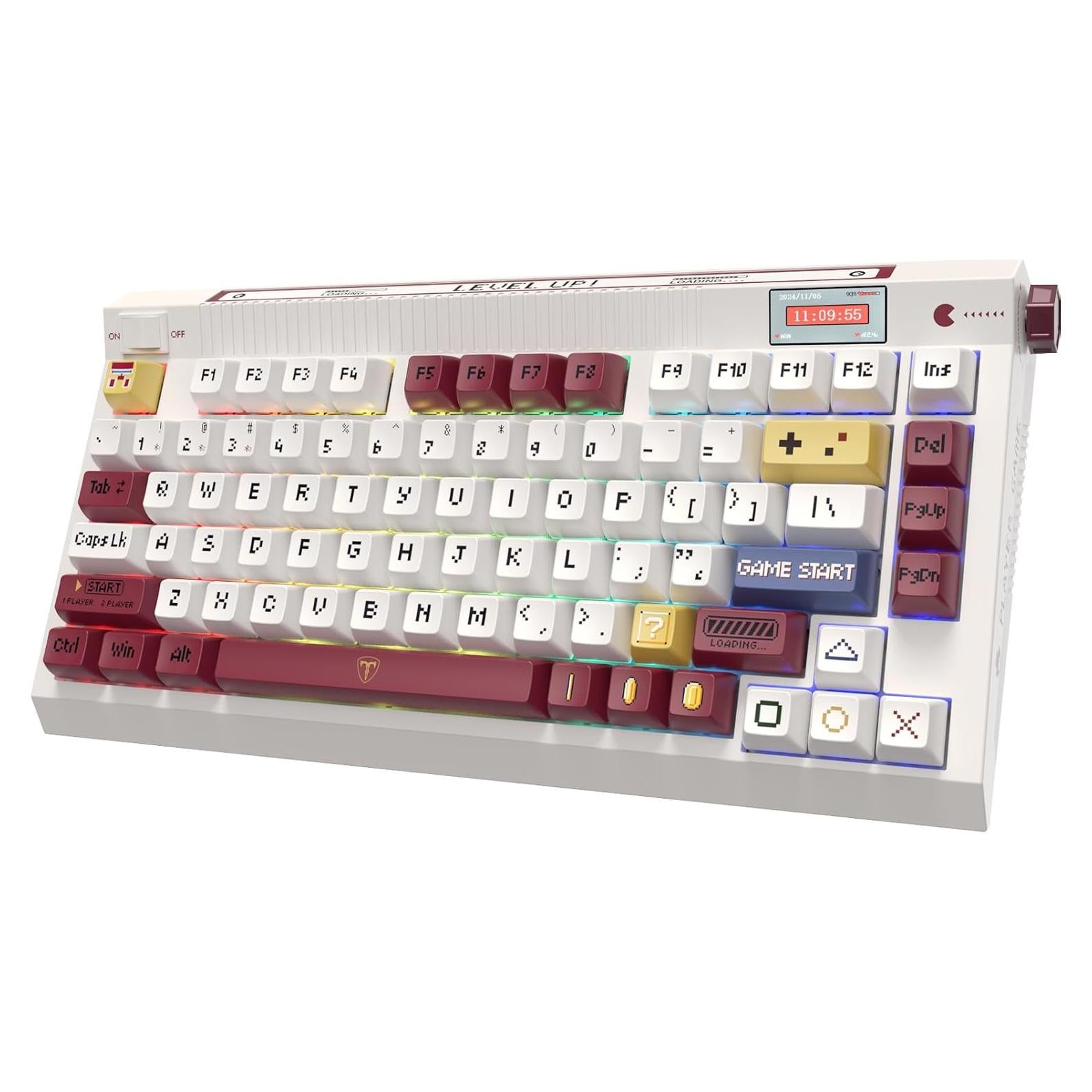 Teclado Mecánico Inalámbrico RisoPhy PC423 75% RGB