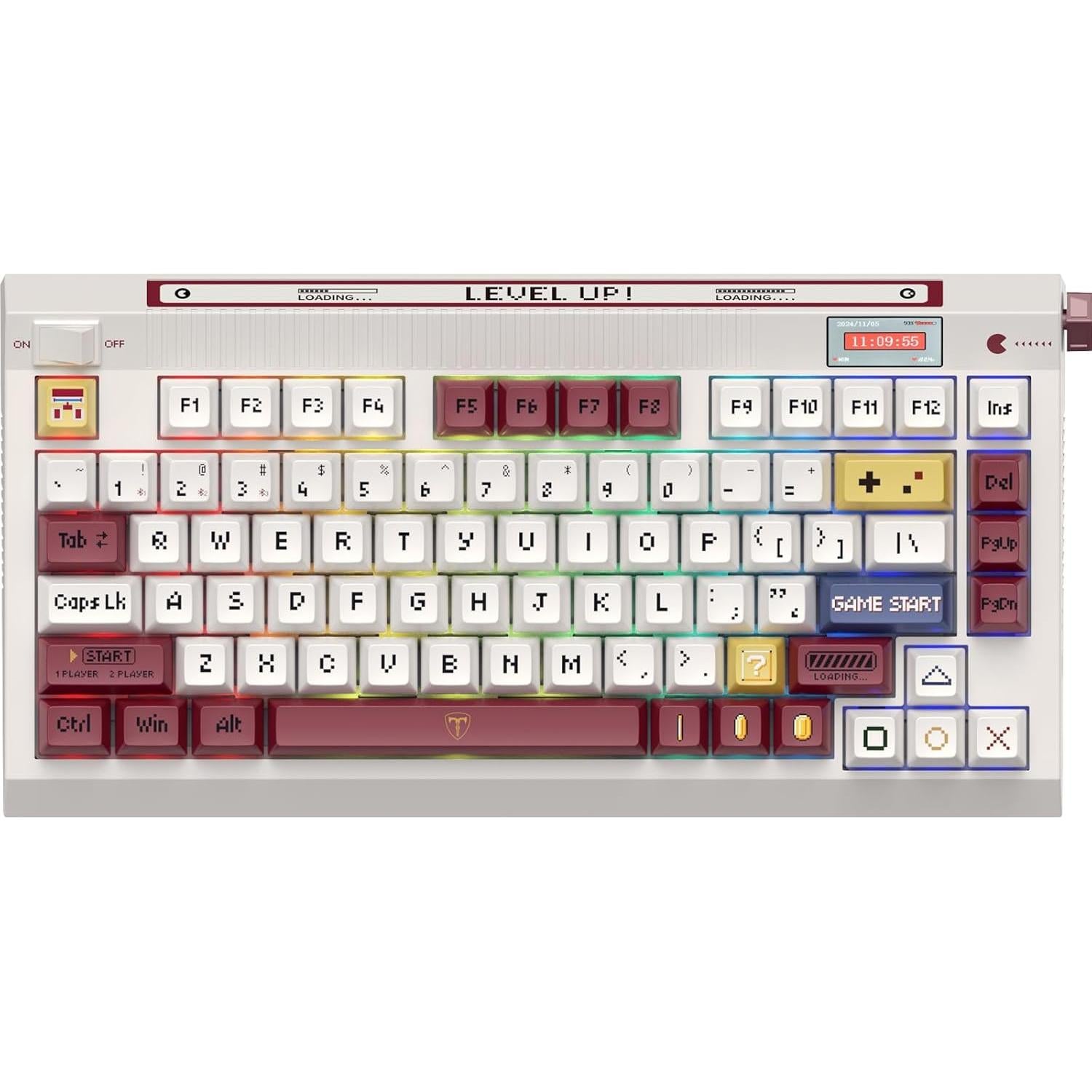 Teclado Mecánico Inalámbrico RisoPhy PC423 75% RGB