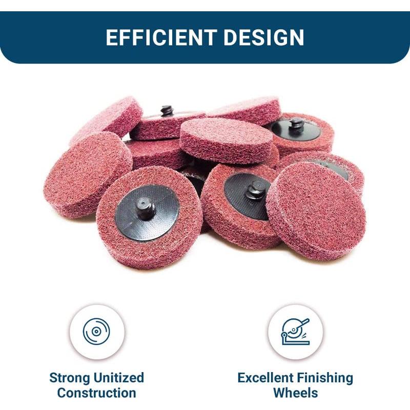Discos de Lijado 5 cm Benchmark Abrasives Rápido Fino - 10 Pzas
