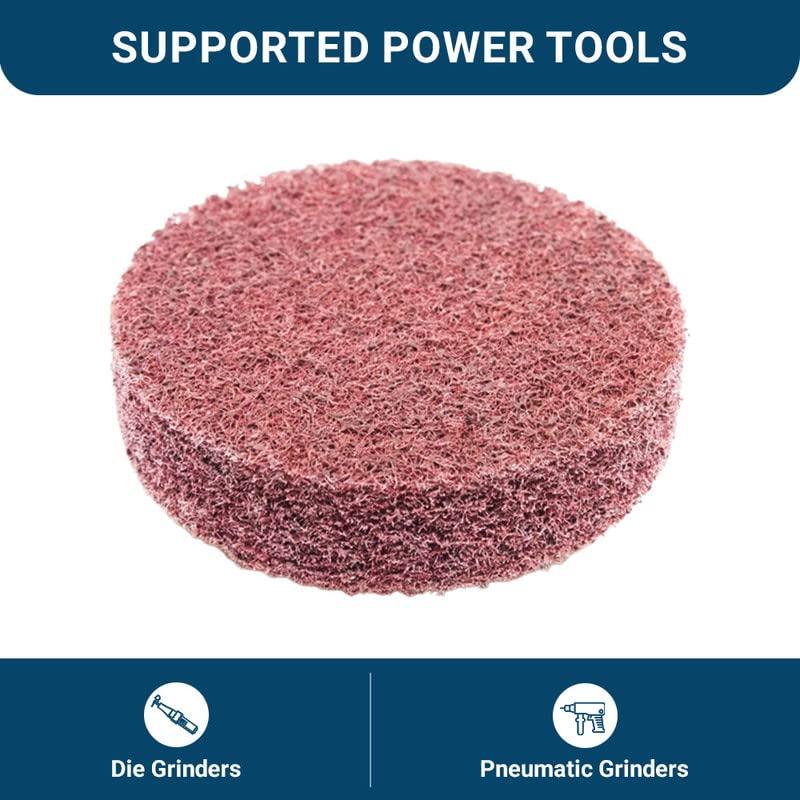 Discos de Lijado 5 cm Benchmark Abrasives Rápido Fino - 10 Pzas
