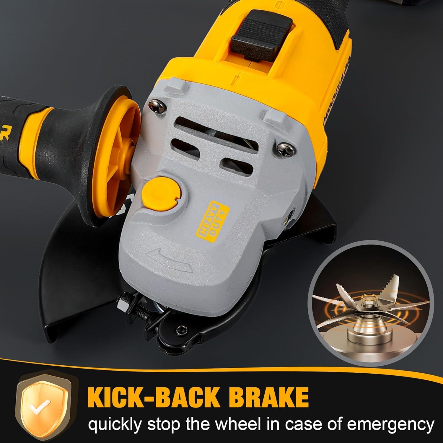 Amoladora Angular Inalámbrica Maxcular 20V 4.5" 9600 RPM