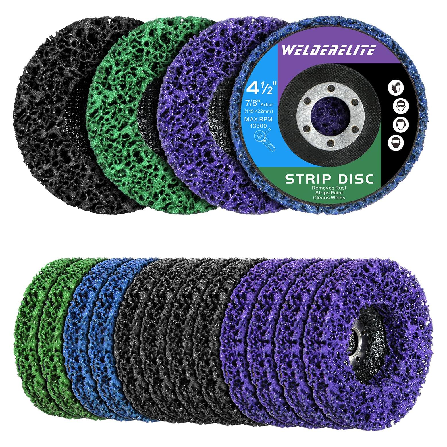 Paquete de 12 discos removedores de pintura WelderElite 115mm