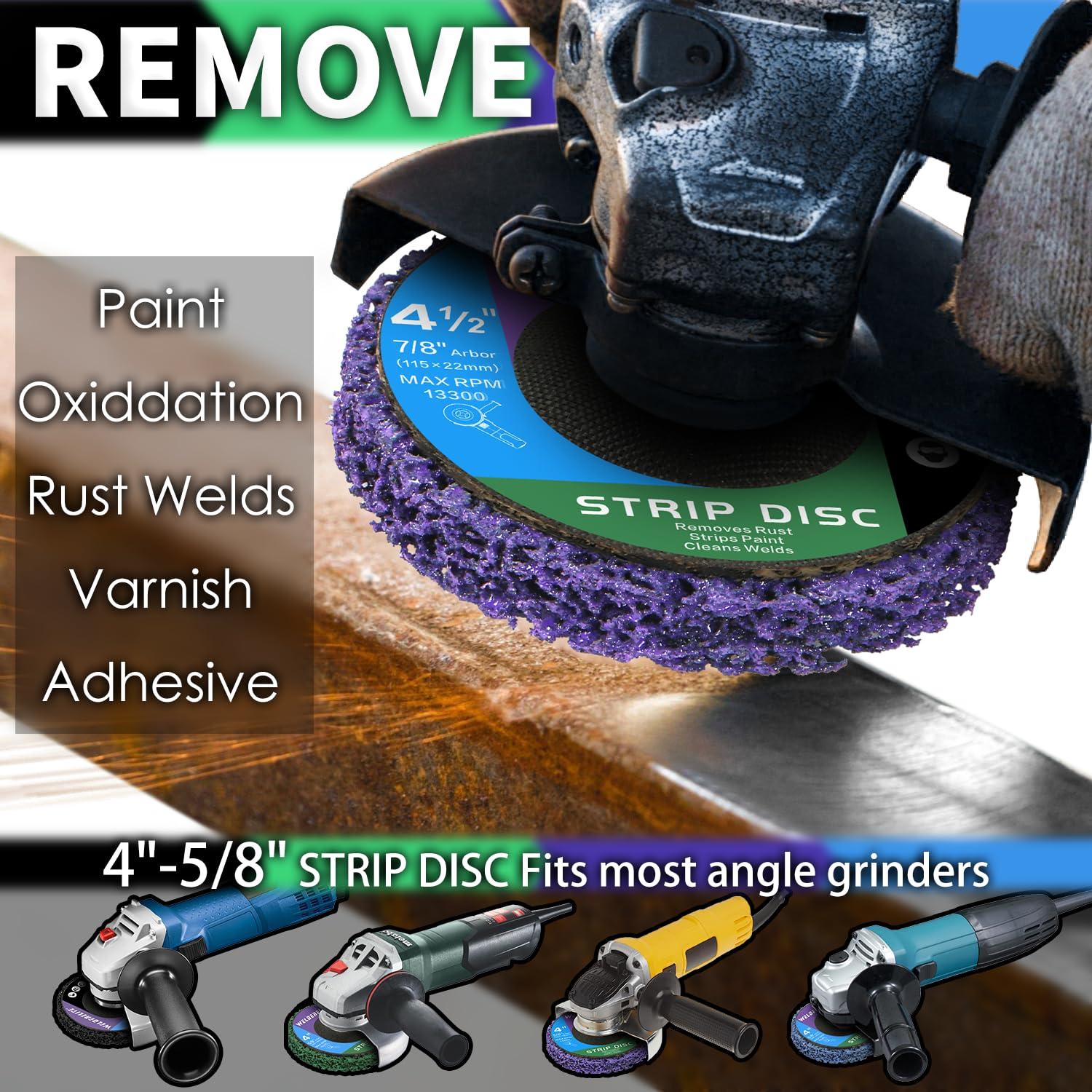 Paquete de 12 discos removedores de pintura WelderElite 115mm