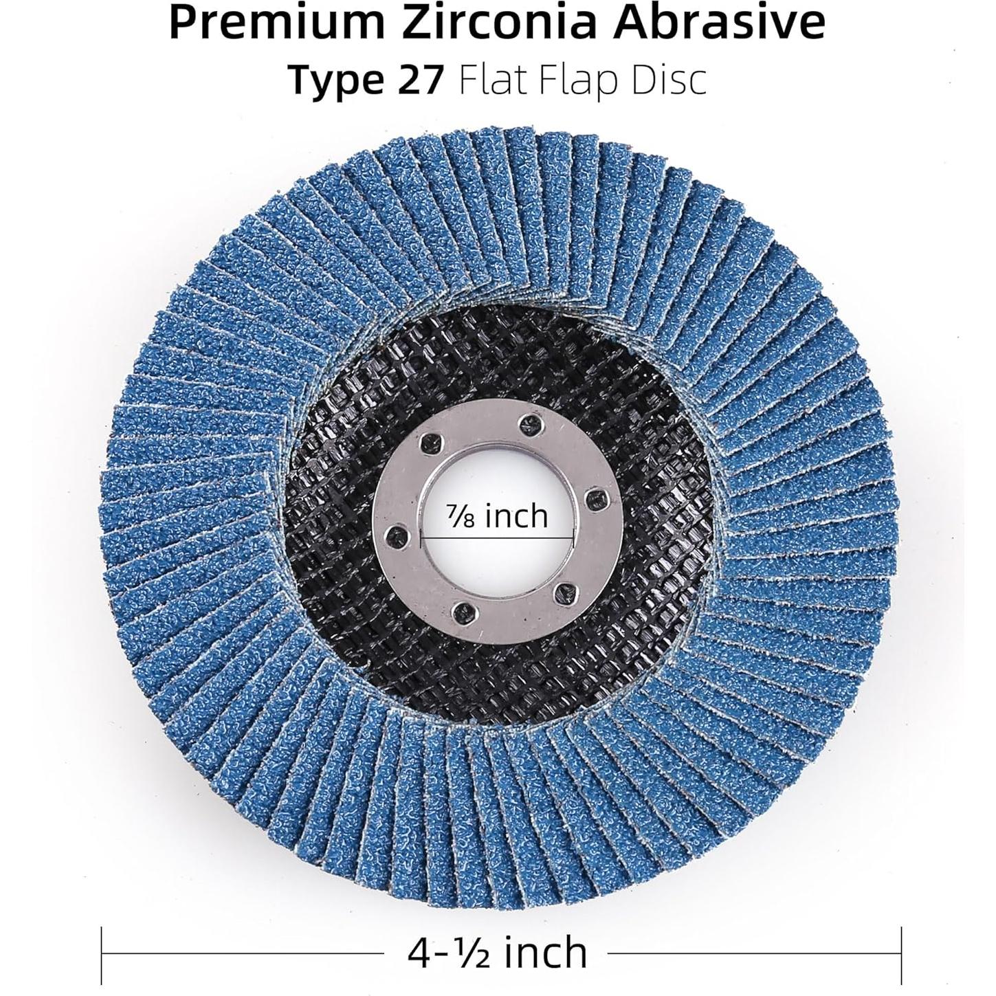 Discos de Aleta 20PCS LotFancy 4.5" Grano Variado