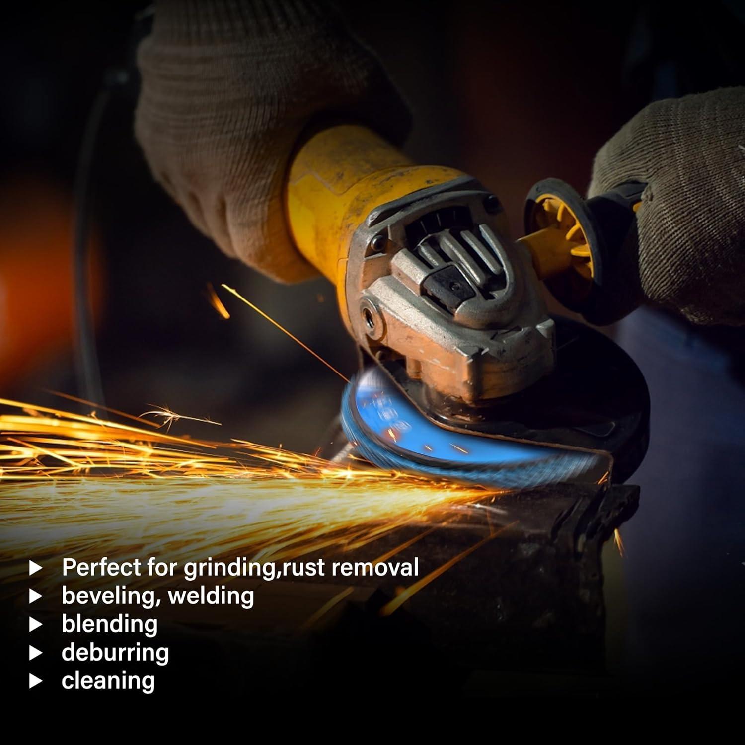 Discos de Aleta 20PCS LotFancy 4.5" Grano Variado