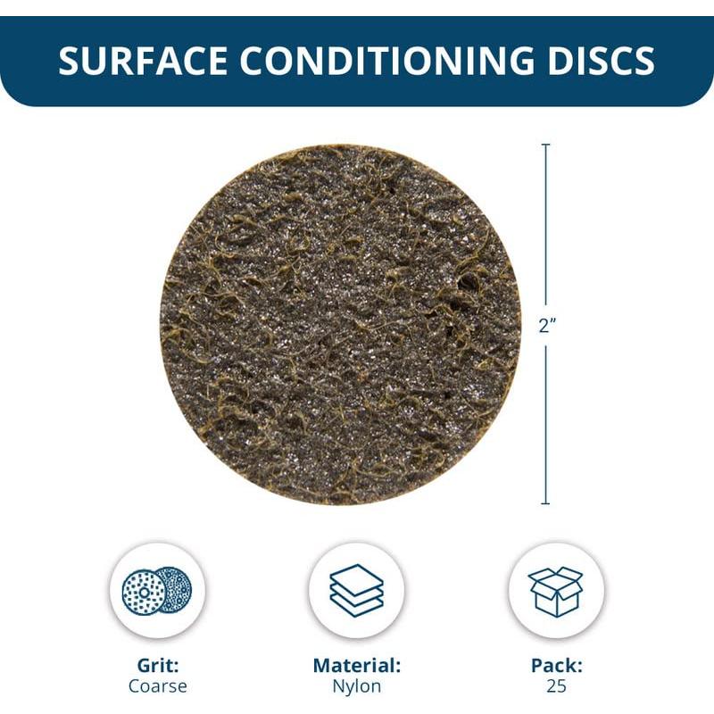 Discos de Lijado 5 cm Benchmark Abrasives Grueso - 25 Pzas