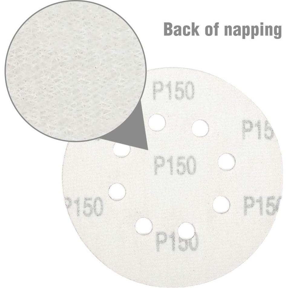 Discos de Lijado WORKPRO 80 Piezas 12,7 cm 60-400 Granos