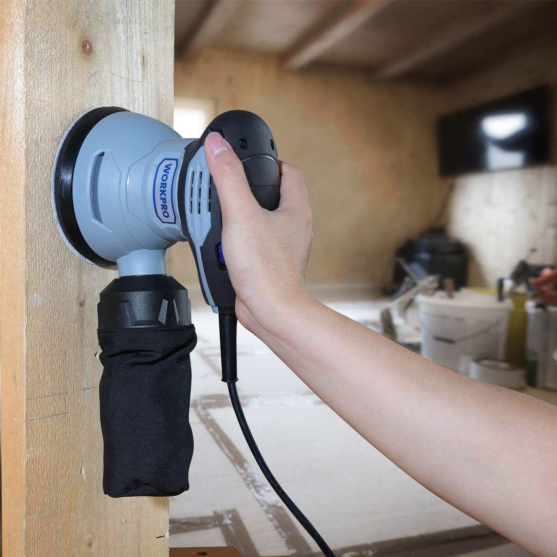 Discos de Lijado WORKPRO 80 Piezas 12,7 cm 60-400 Granos