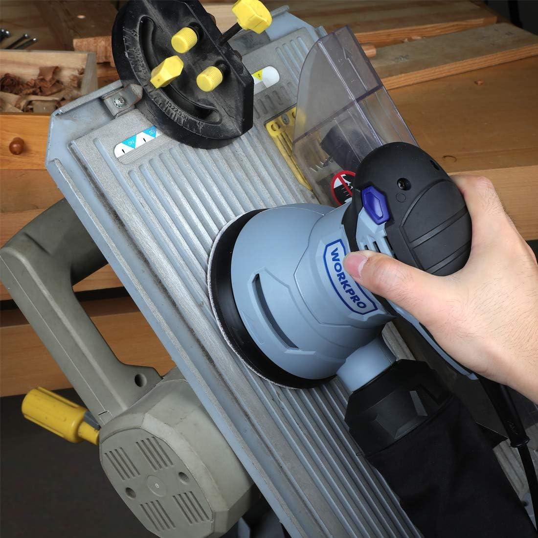 Discos de Lijado WORKPRO 80 Piezas 12,7 cm 60-400 Granos