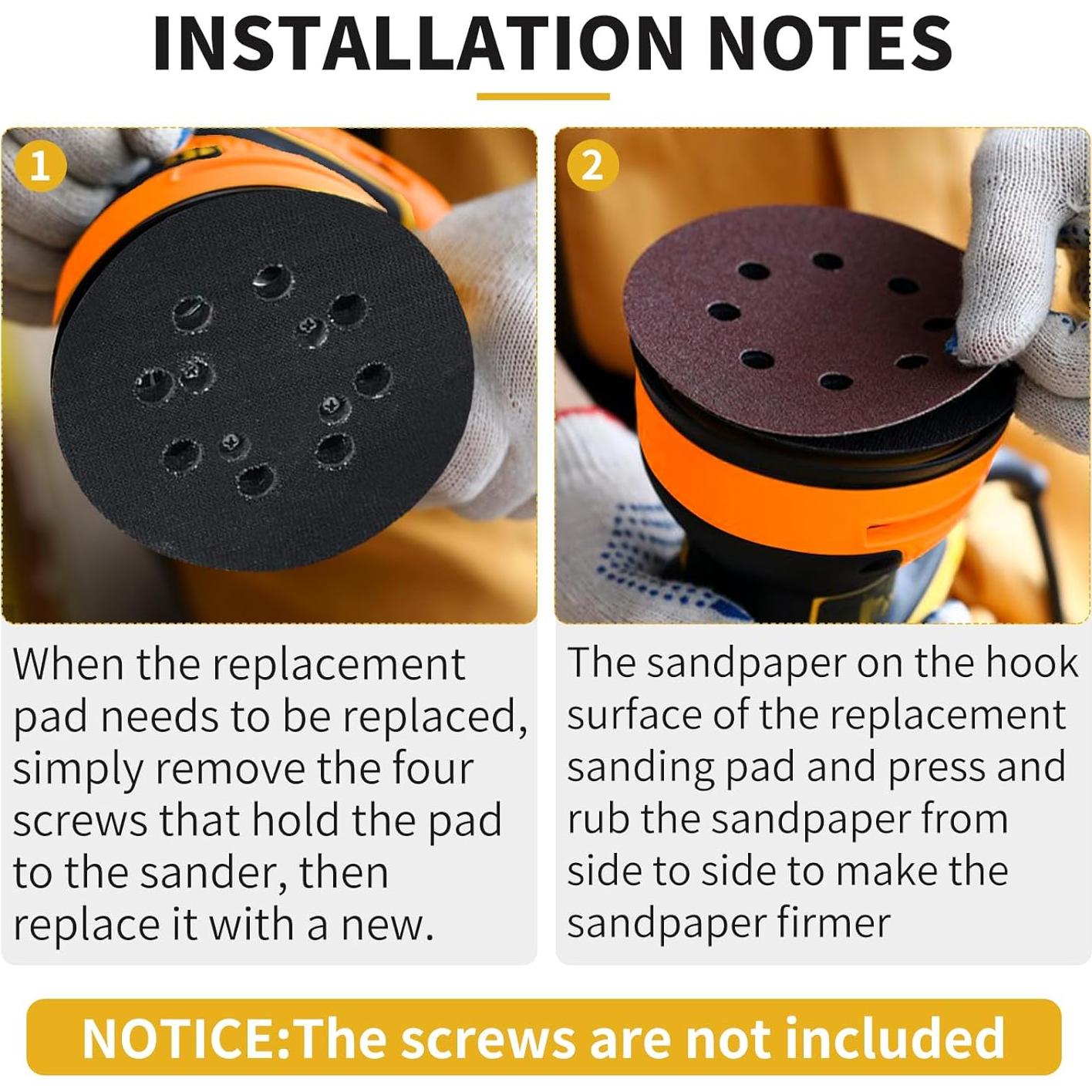 Paquete de 2 almohadillas lijadora 12,7 cm Ridgid 300527002