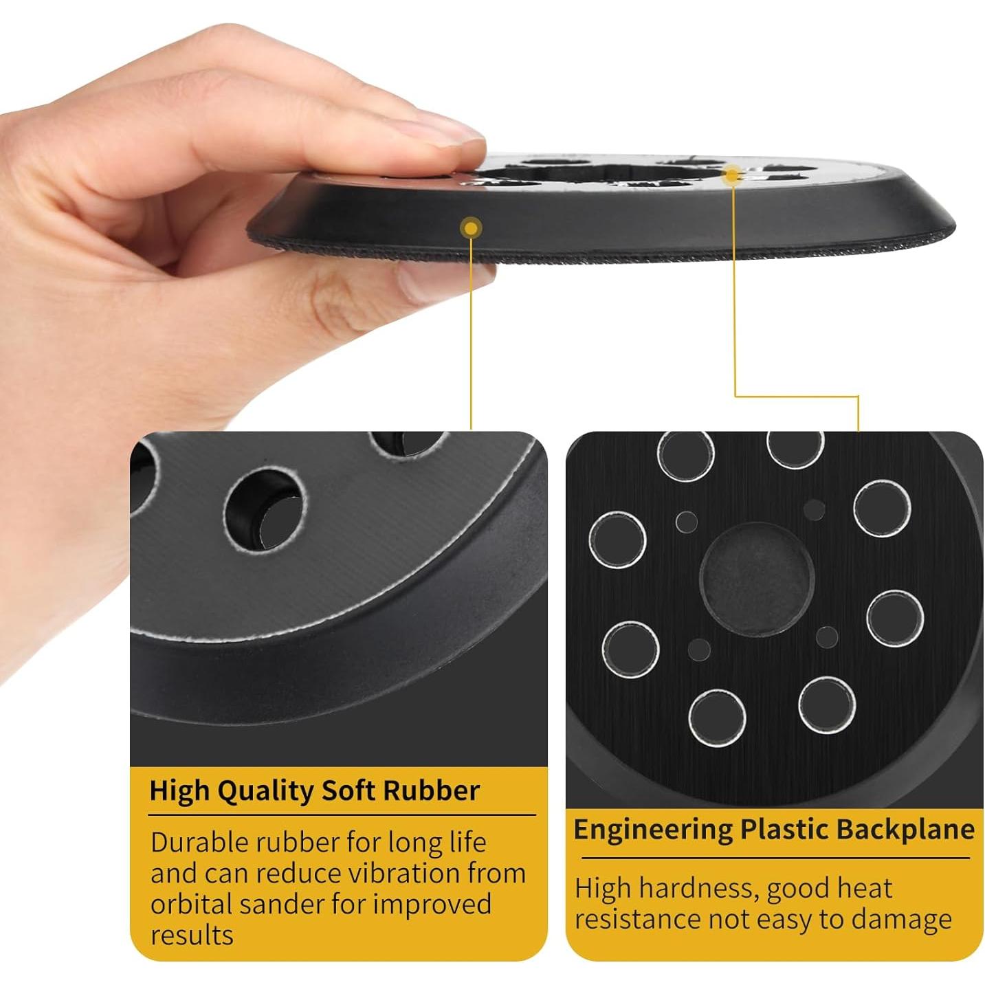 Paquete de 2 almohadillas lijadora 12,7 cm Ridgid 300527002
