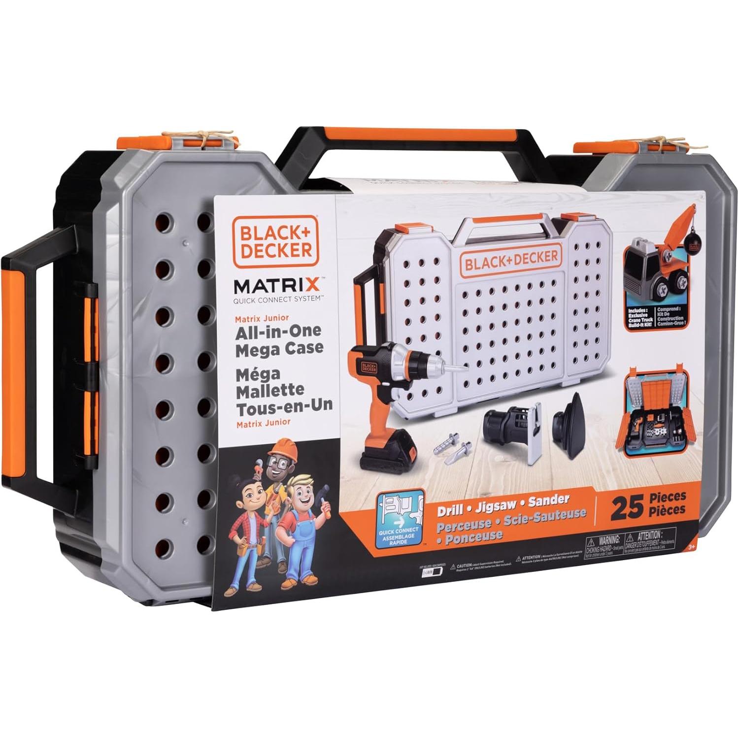 Taller de Herramientas BLACK+DECKER Matrix Junior 25 Piezas