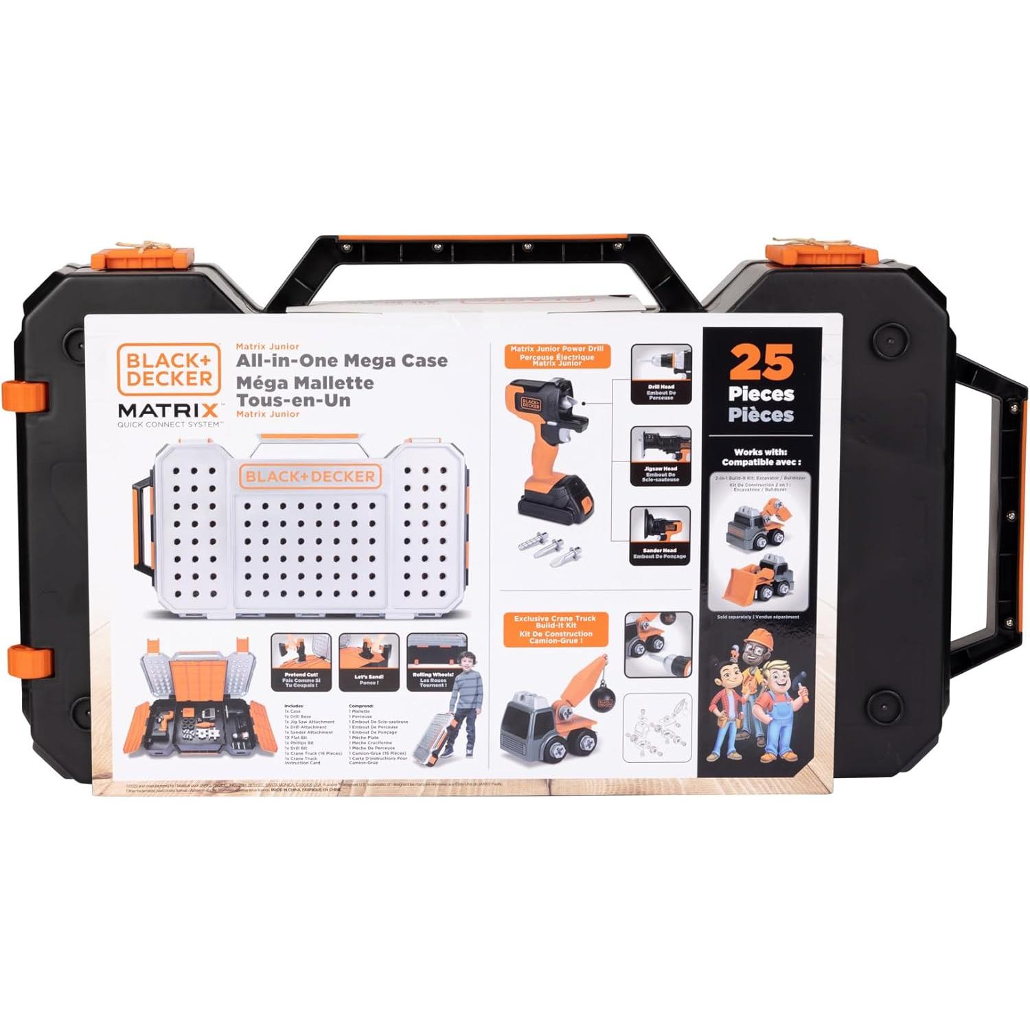 Taller de Herramientas BLACK+DECKER Matrix Junior 25 Piezas