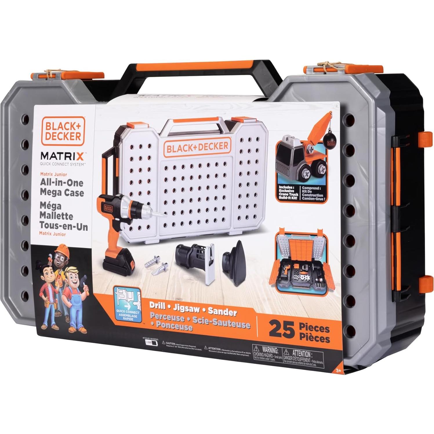 Taller de Herramientas BLACK+DECKER Matrix Junior 25 Piezas