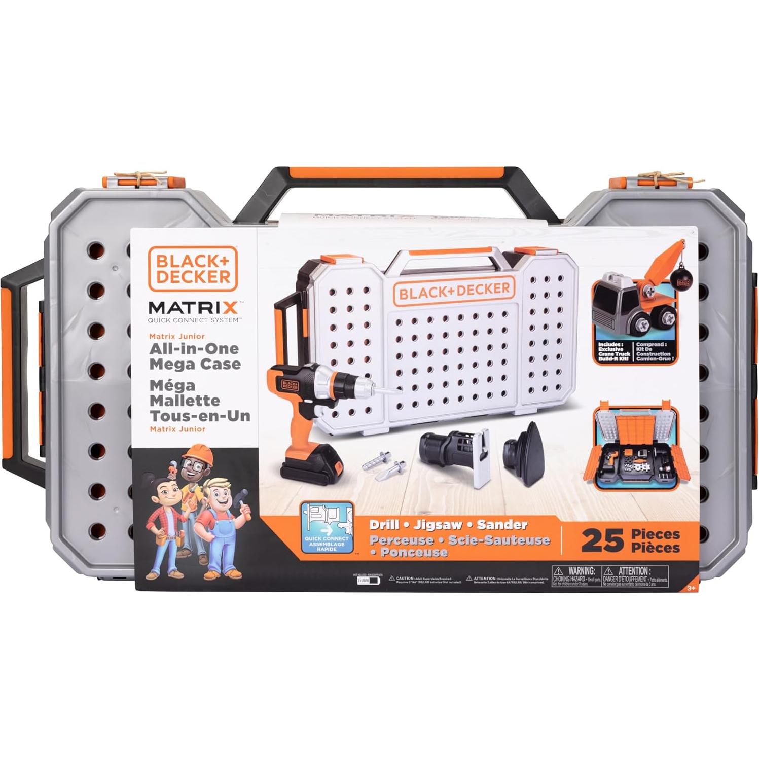 Taller de Herramientas BLACK+DECKER Matrix Junior 25 Piezas