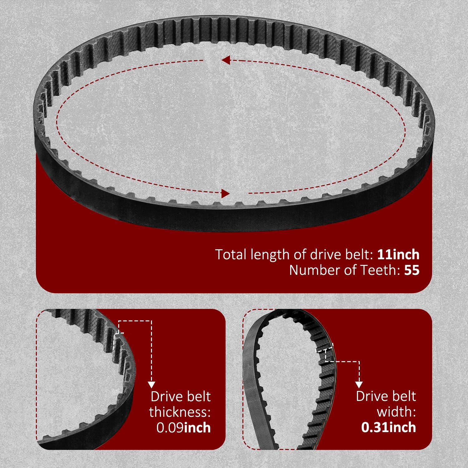Correa de Tiempo HASMX 110XL031 para Lijadora Black & Decker