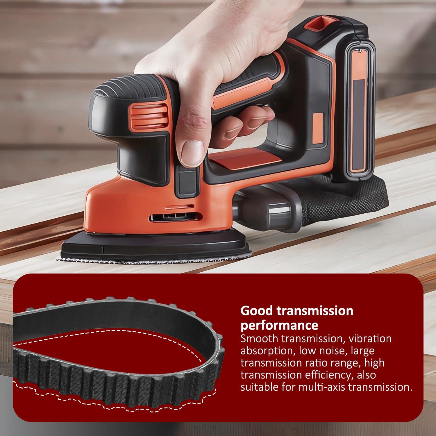 Correa de Tiempo HASMX 110XL031 para Lijadora Black & Decker