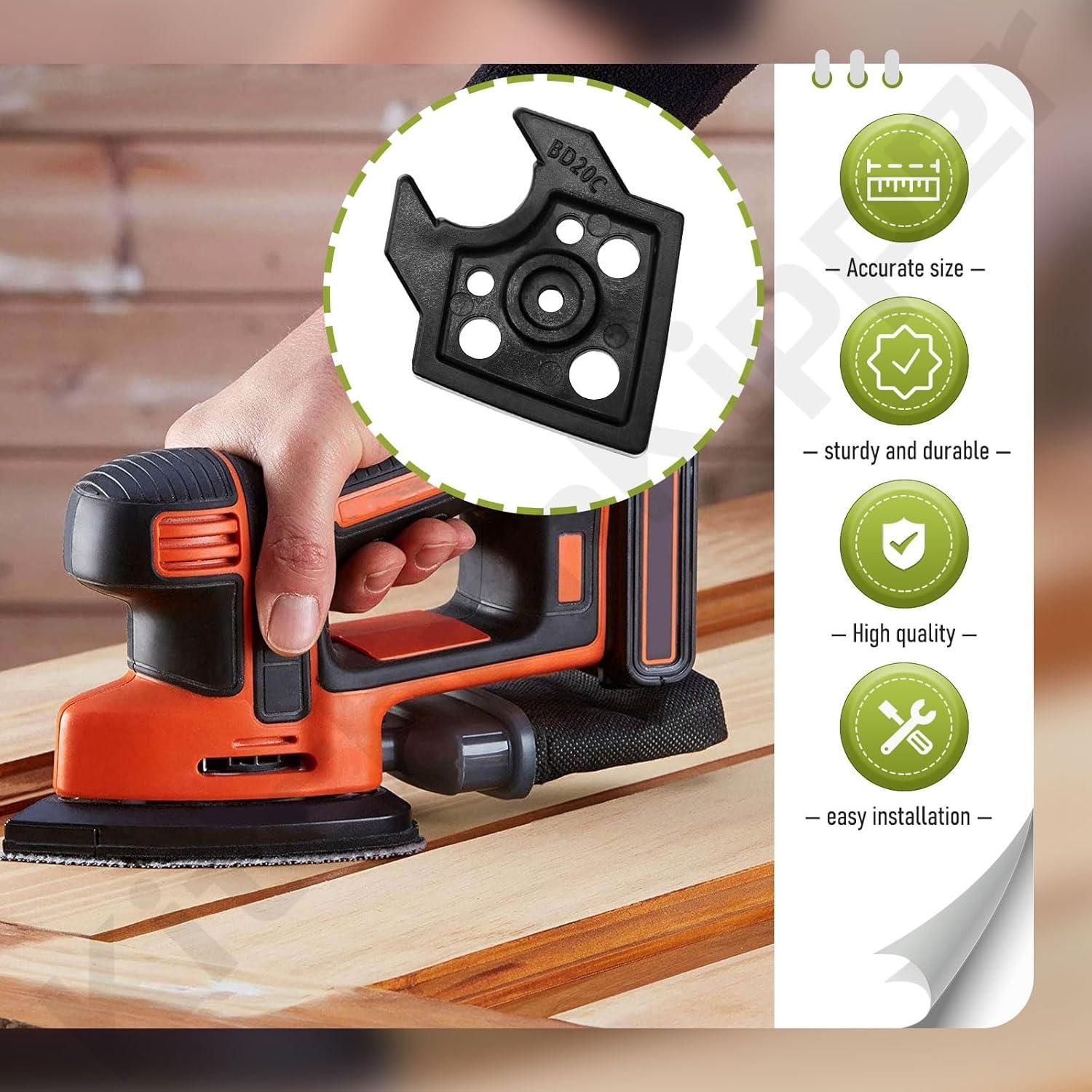 Paquete de 3 Soportes de Lijadora KitchenKipper para Black & Decker