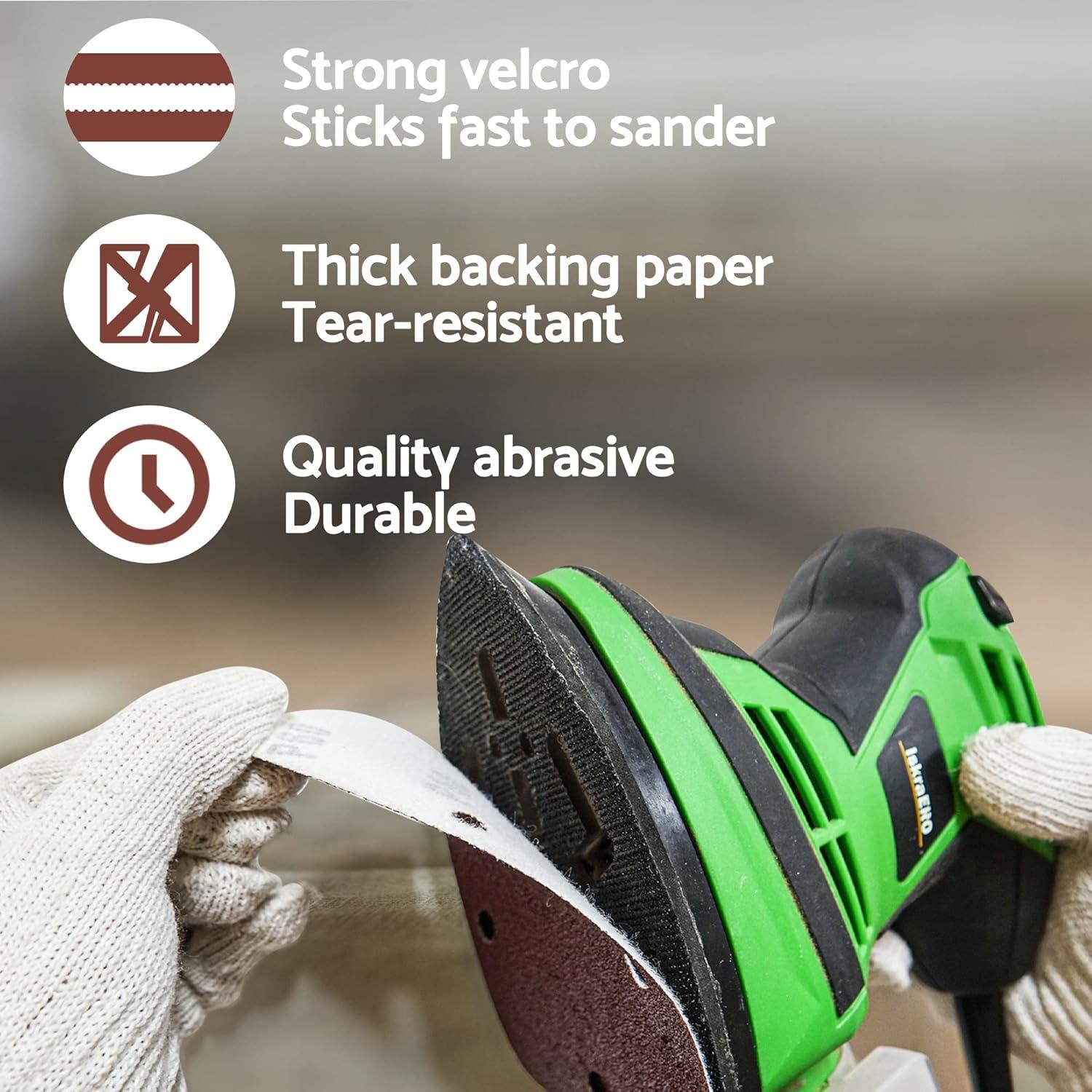 Lijadora Mouse S&F 70pcs Grano 40-320 para Ryobi