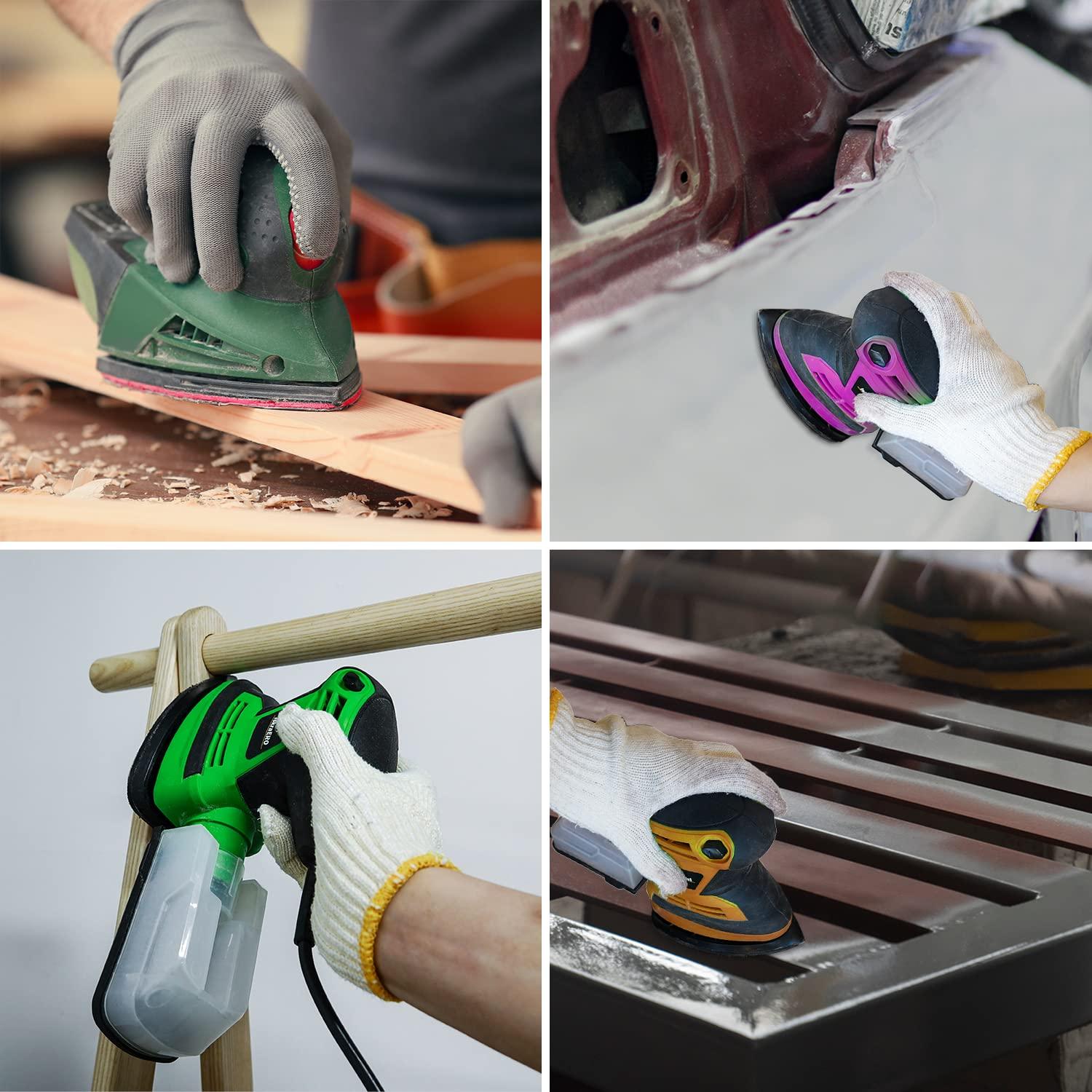 Lijadora Mouse S&F 70pcs Grano 40-320 para Ryobi