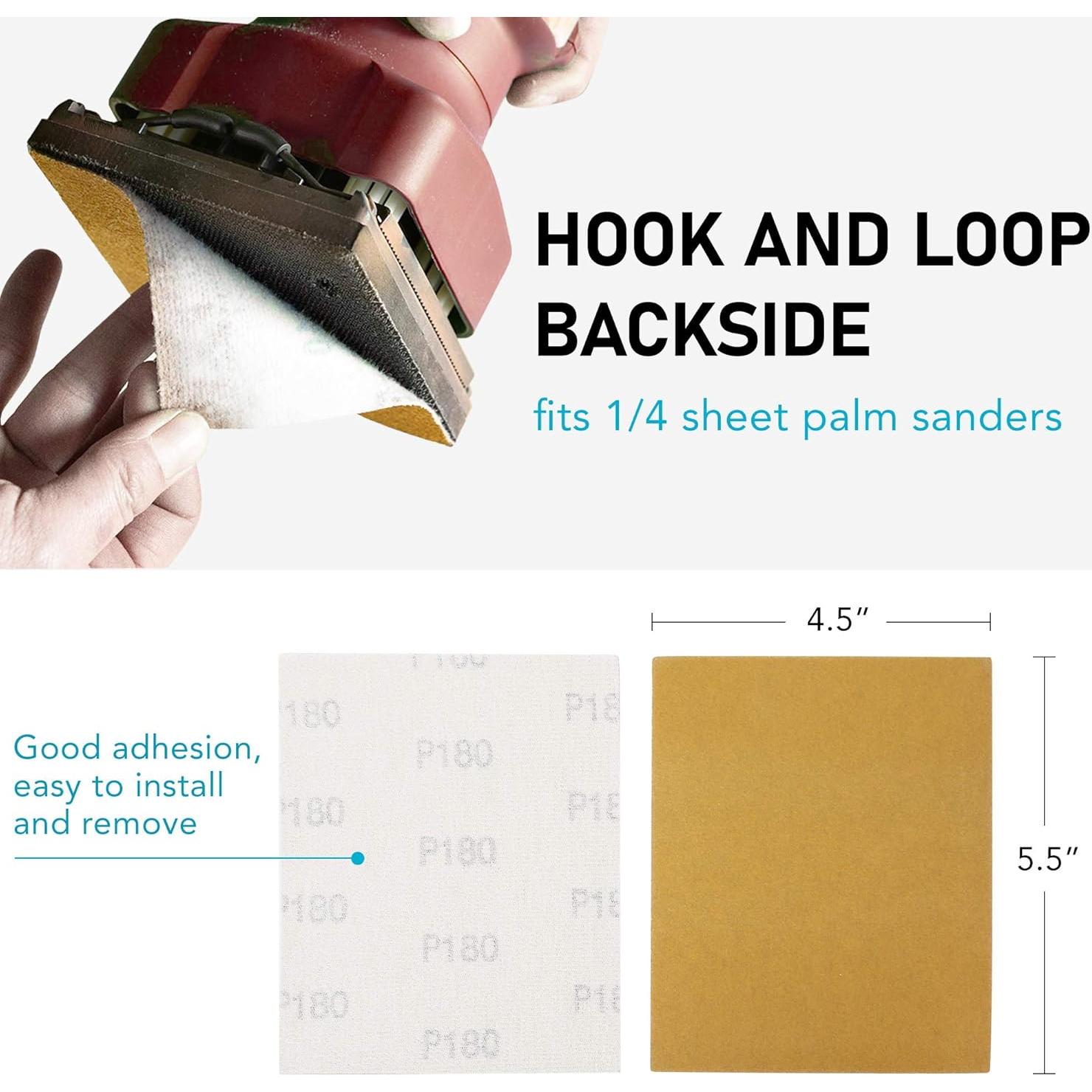 Papel de Lija LotFancy 50PCS Grano Asortido 60-1000